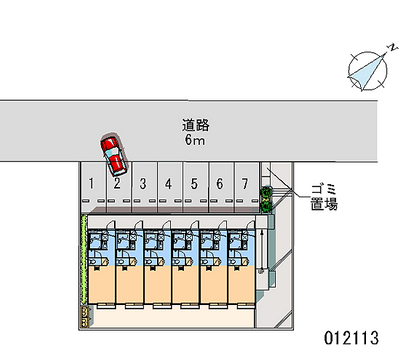 12113 Monthly parking lot