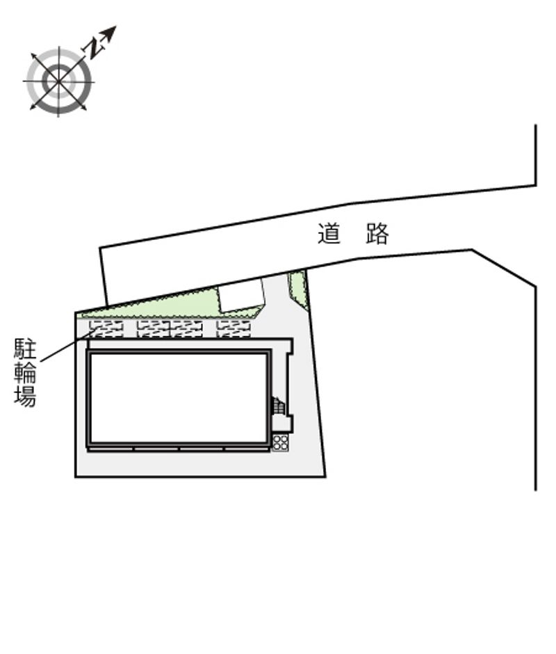 レオパレスパレス猪名寺 配置図