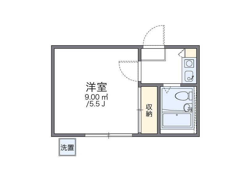 leopalace Kamiooka Dai12 Floor plan