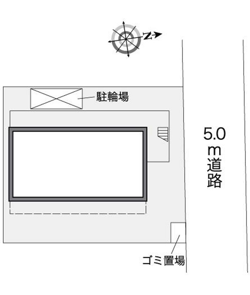 レオパレスフォーレスト 配置図
