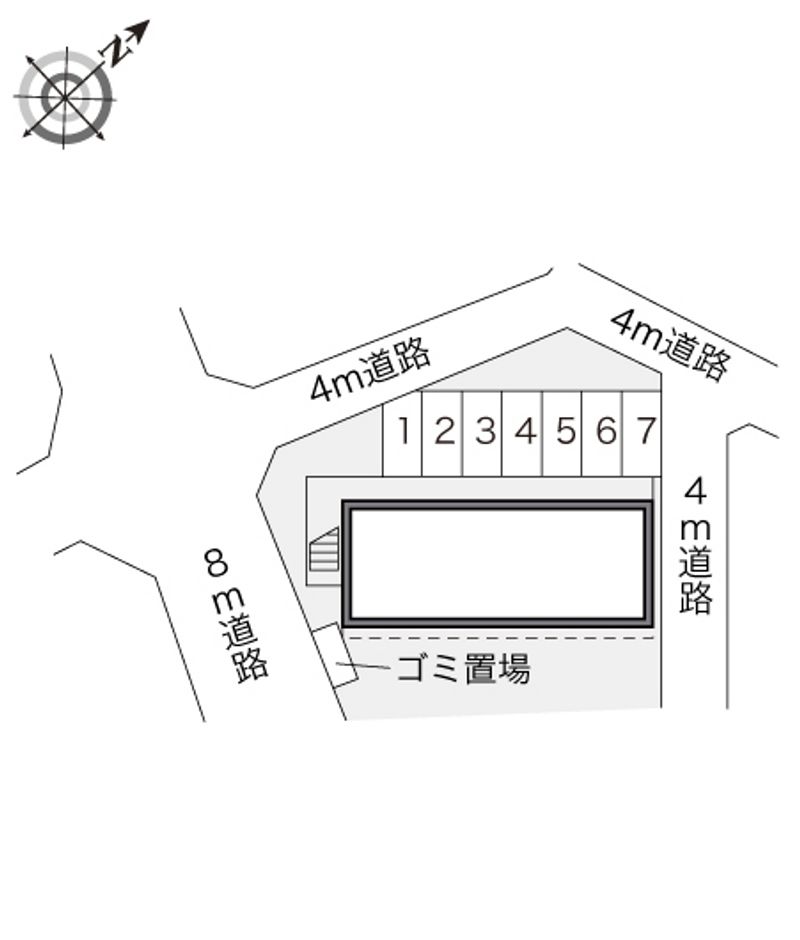 レオパレスラ・ホーレ 配置図