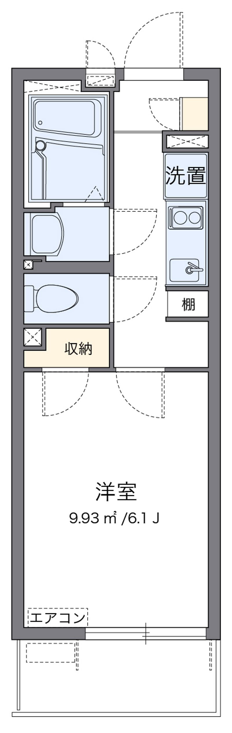 クレイノ与野本町 間取図