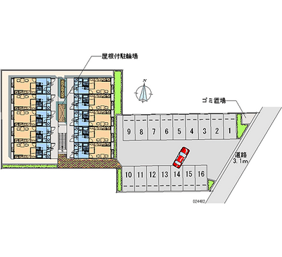 24482 Monthly parking lot