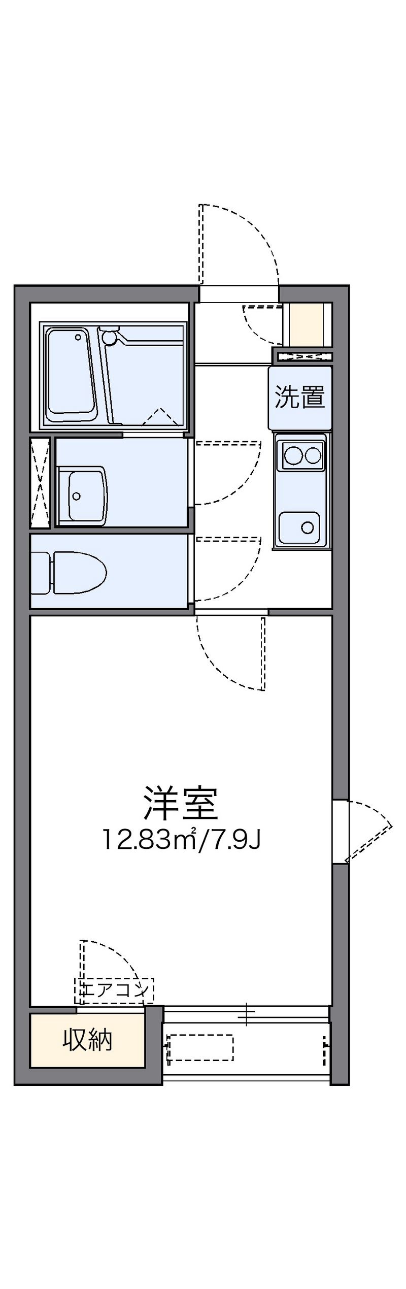 レオネクストホワイトクローバー 間取図