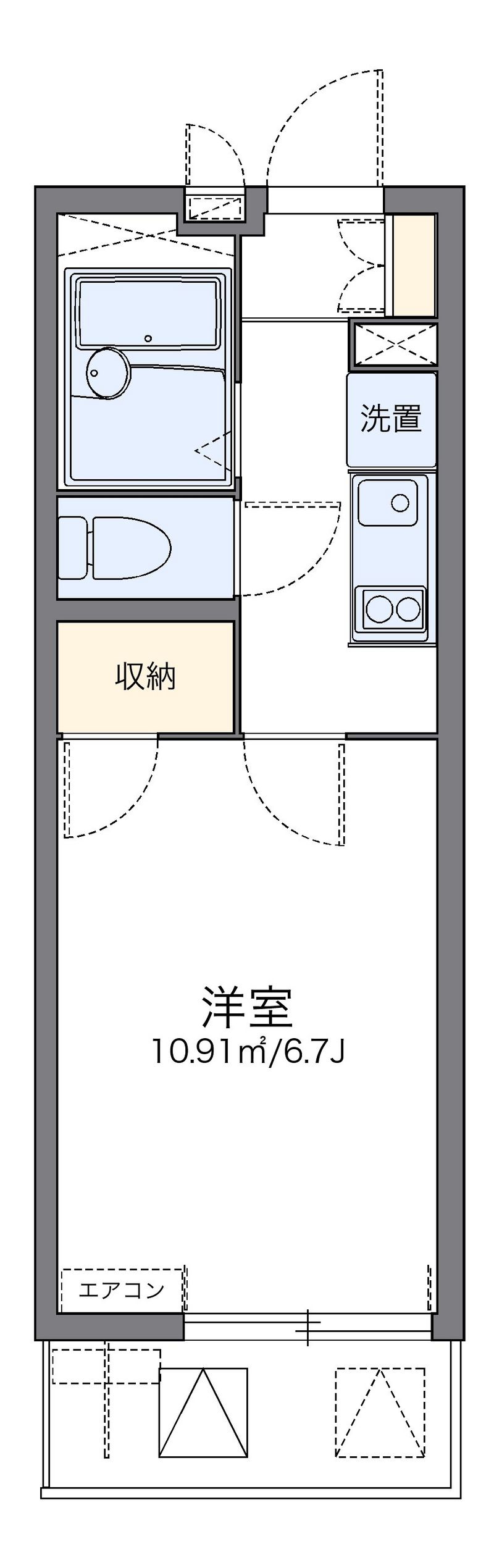 レオパレスフィーア 間取図