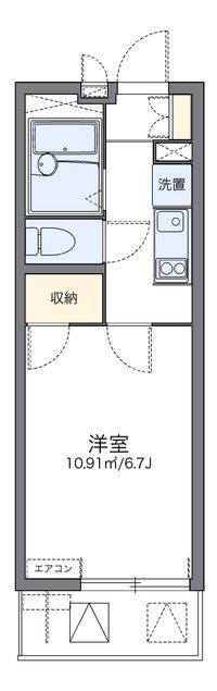レオパレスフィーア 間取り図