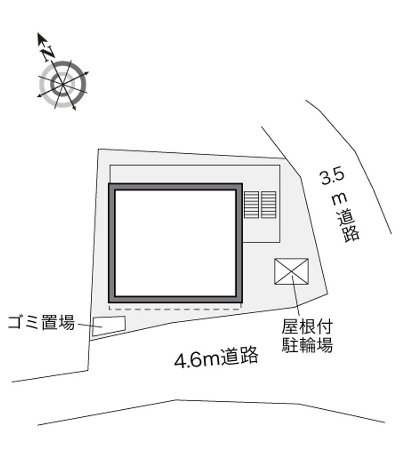 レオパレス滝ノ分 配置図