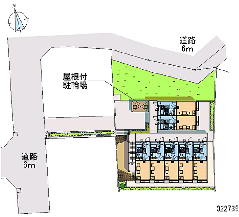 レオパレスＴＳＵＲＵＭＡＫＩ 区画図