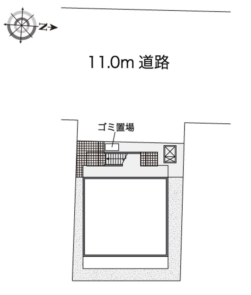 レオパレスクレールコート 配置図