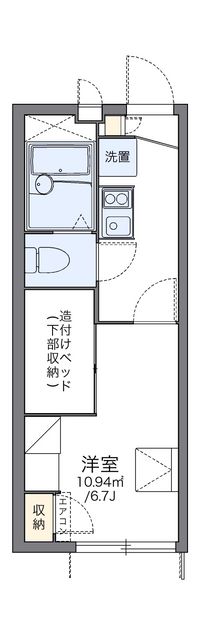 レオパレス相楽 間取り図