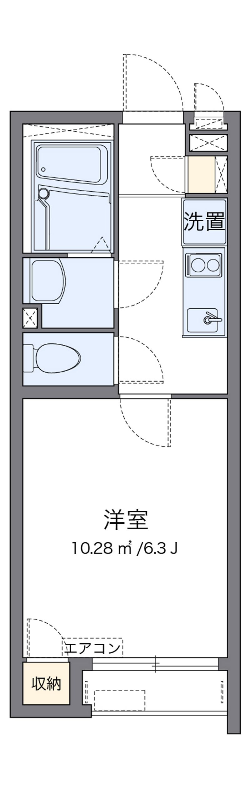 クレイノセカンド　ユーアイ 間取図