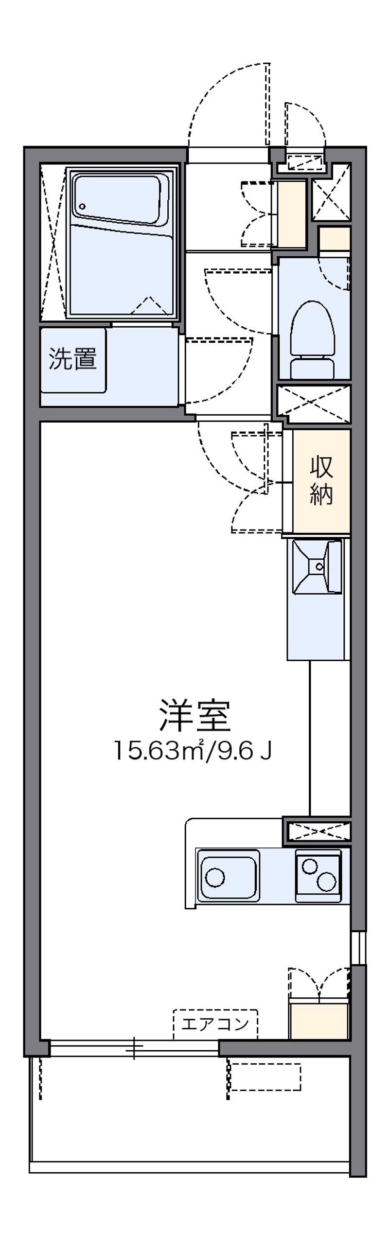 LEONEXT Crest Yumemigasaki Floor plan
