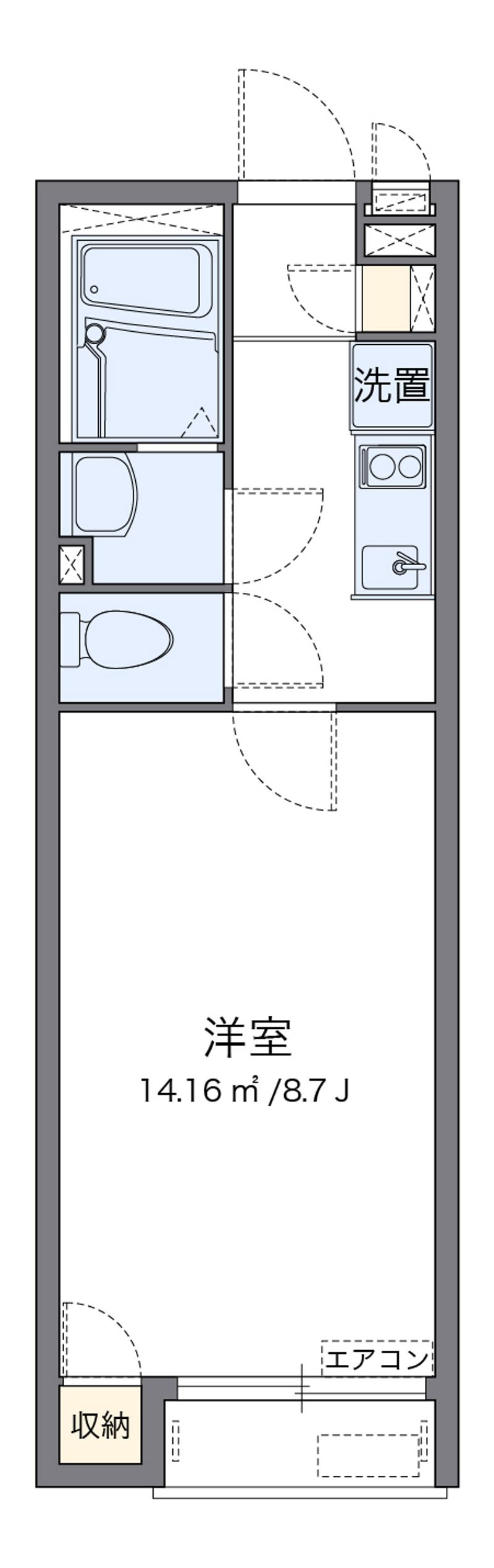 レオネクストクレール 間取図