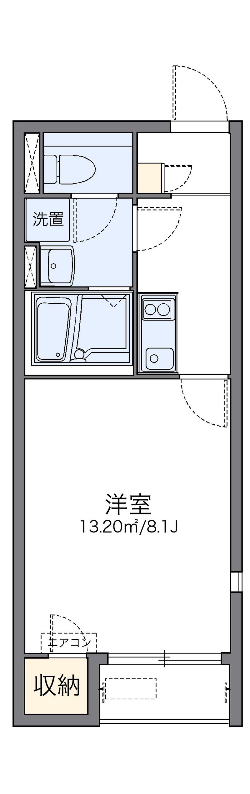 レオネクストメゾン　アン 間取図