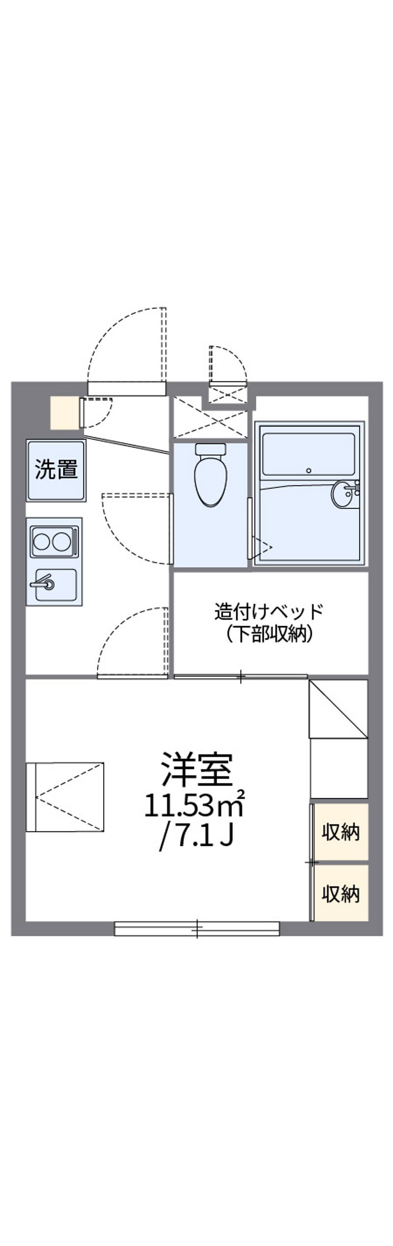 レオパレスシナーラ 間取図
