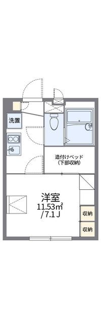 レオパレスシナーラ 間取り図