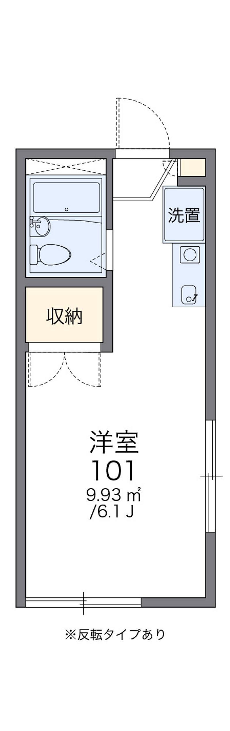 レオパレスアムールⅠ 間取図