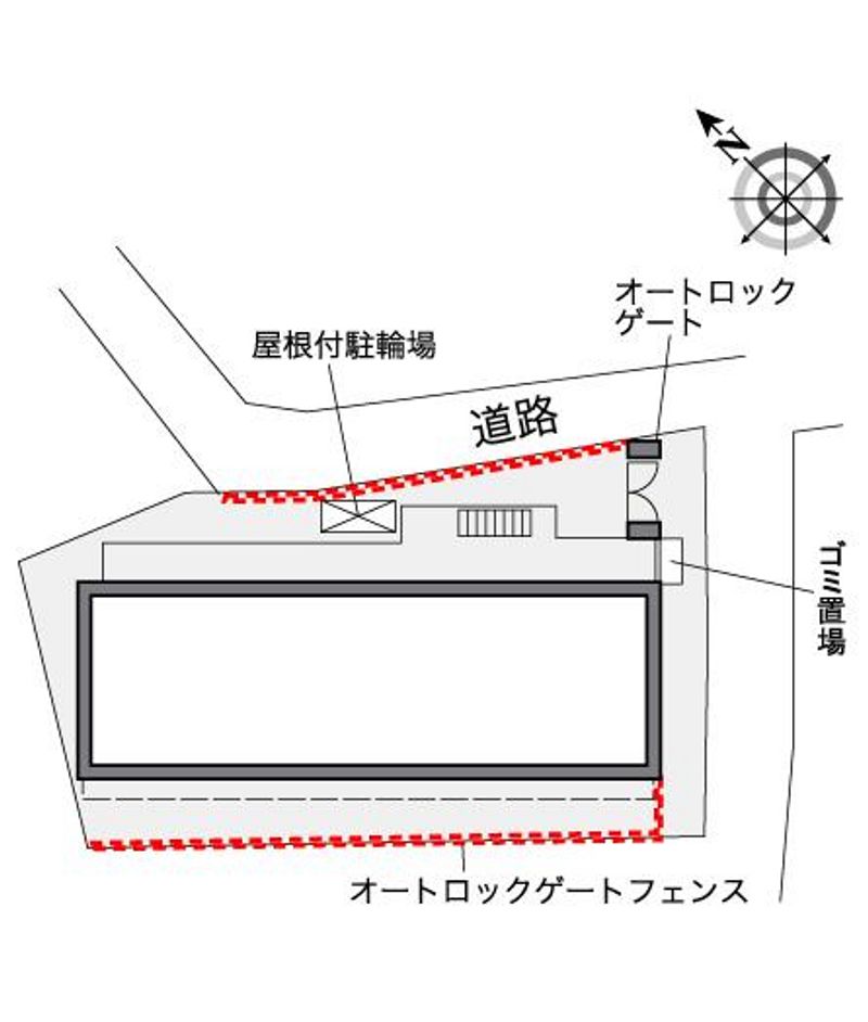 レオパレス尾長の里 配置図