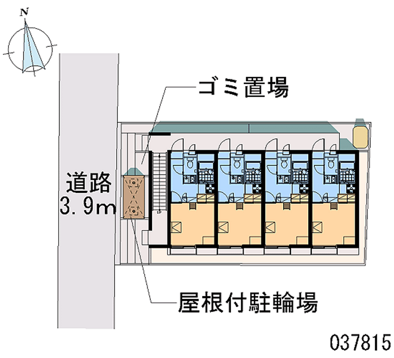 レオパレスＷｉｌｌ　竹原 区画図