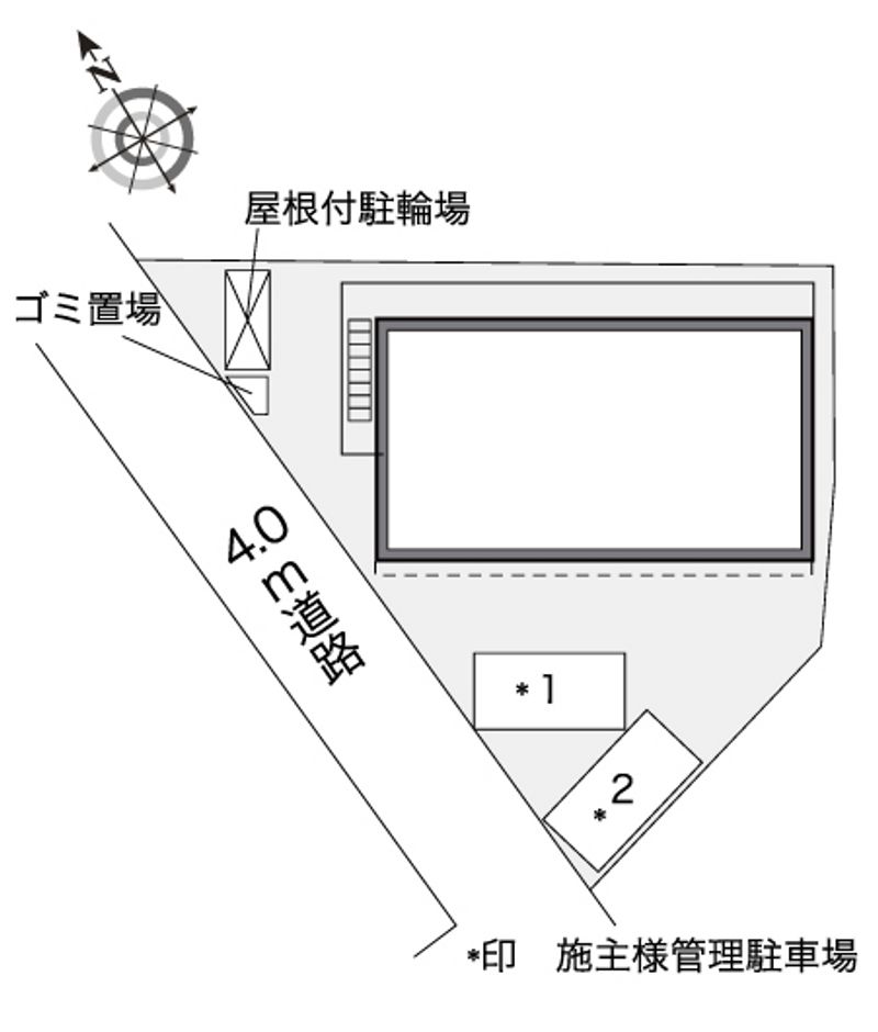 レオパレスイノウエ 配置図