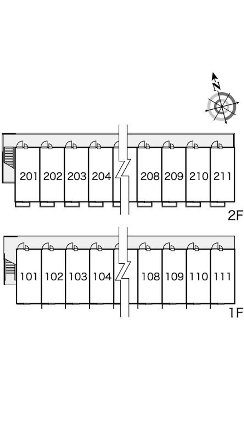 レオパレスエミネンス 間取配置図