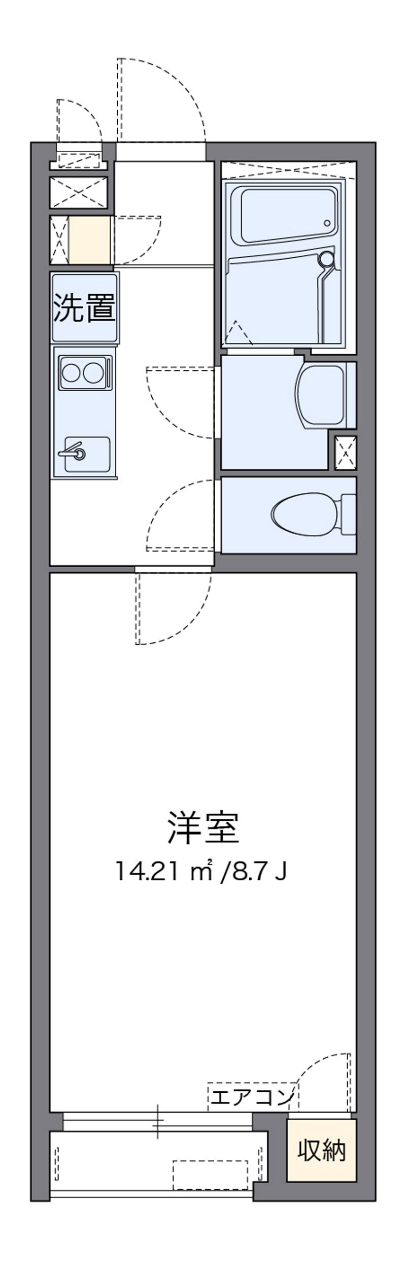クレイノリバティ菰田Ⅱ 間取図