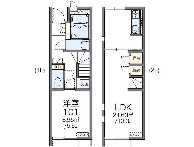 レオネクスト明神 間取図