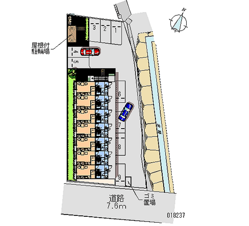 レオパレスＴＡＮＡＤＡ 区画図