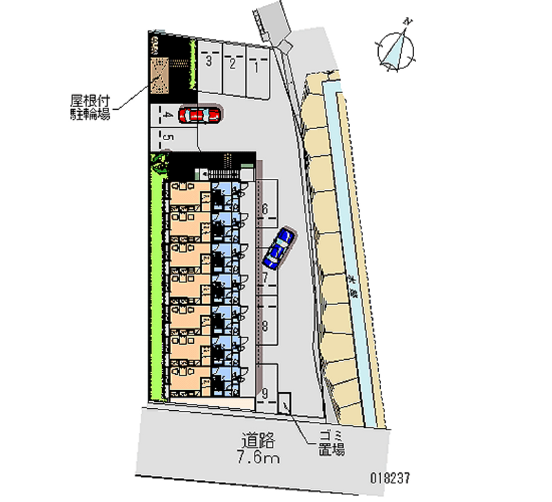 レオパレスＴＡＮＡＤＡ 月極駐車場