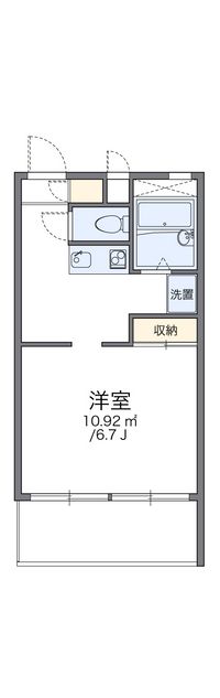 レオパレスプレシオＥ 間取り図