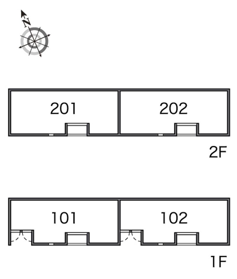 レオネクストキャトル　ポッシュ 間取り配置図