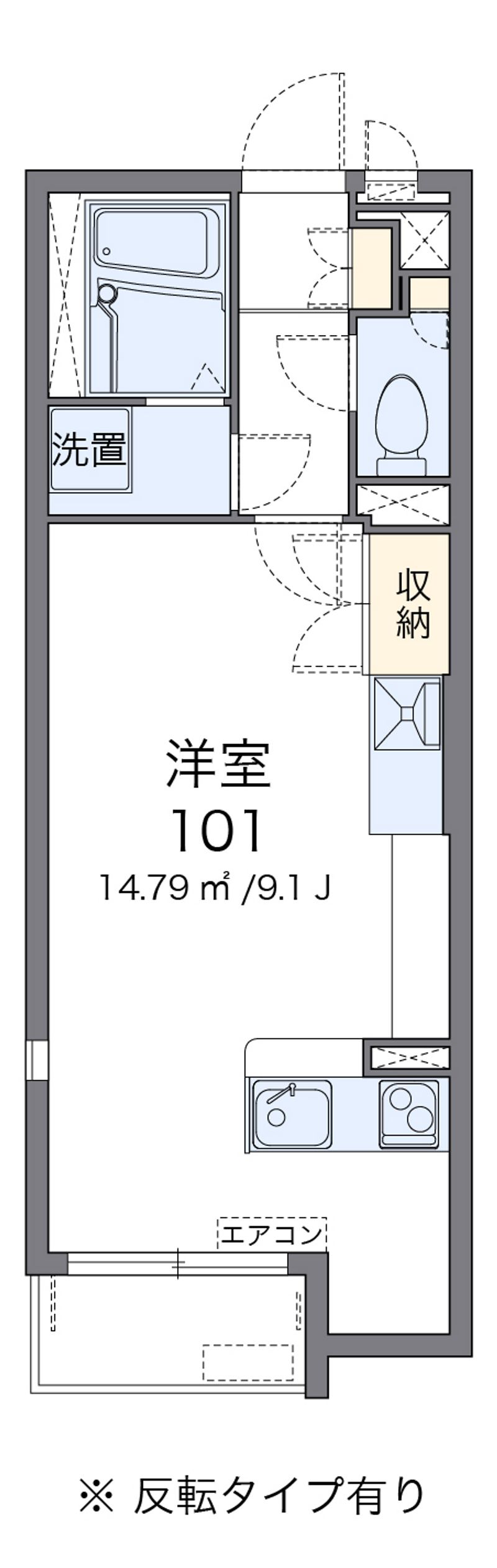 ミランダＳｏｕｔｈ　ＶｉｅｗⅡ 間取図