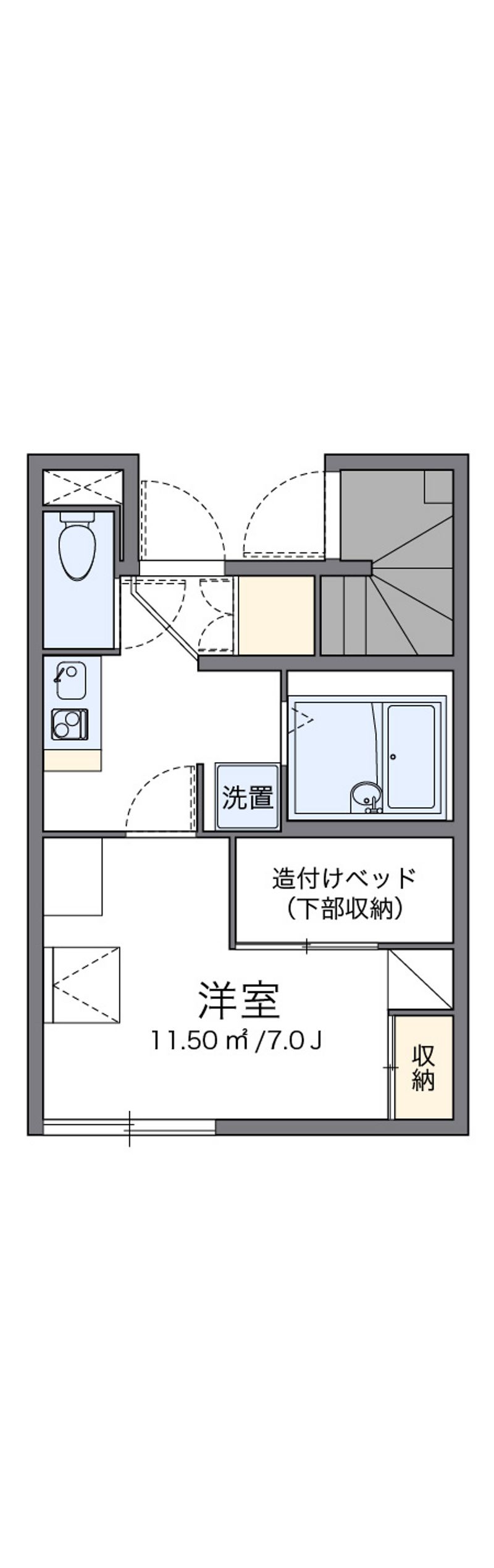 レオパレスセードル 間取図