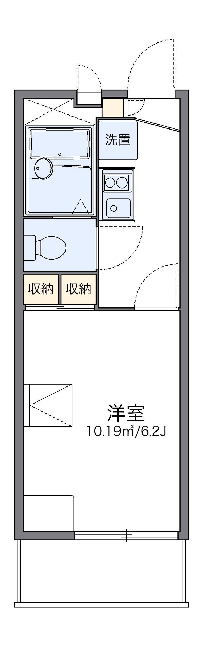 レオパレスＳＡＫＡＢＥ　Ⅱ 間取図