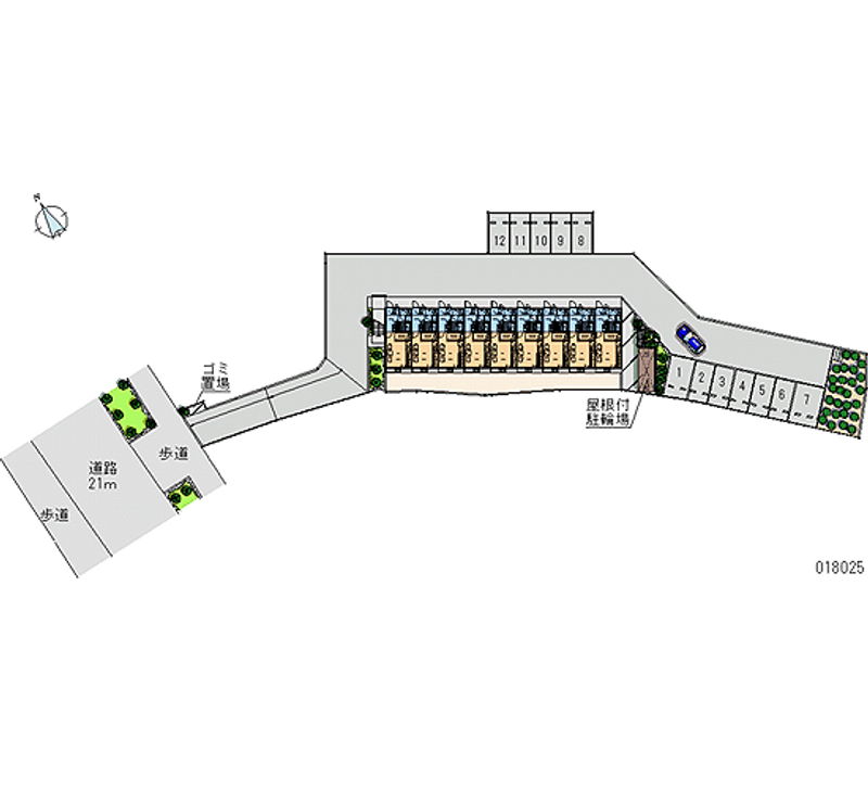 18025 Monthly parking lot