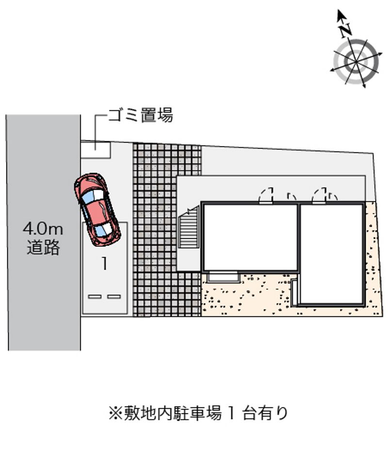 レオパレスグリーンリーフ 配置図