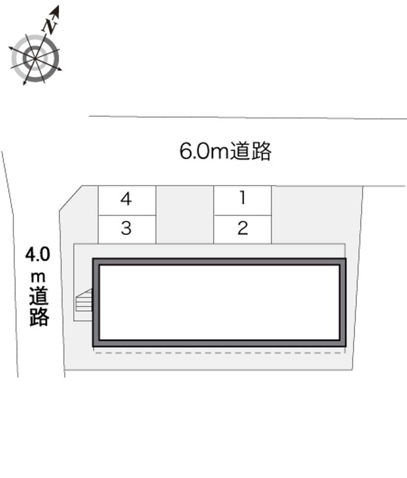 レオパレスファーレ・カサハラ 配置図