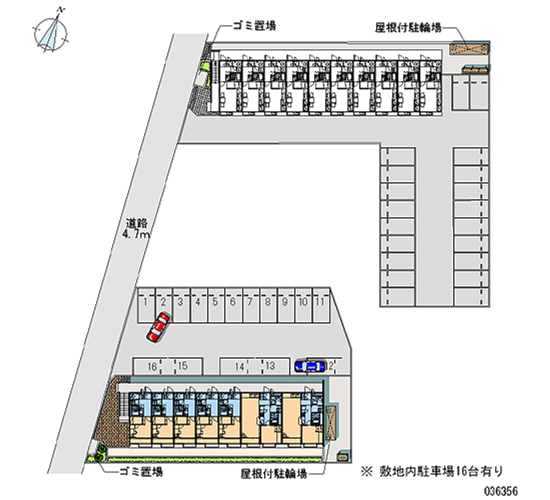 36356月租停车场