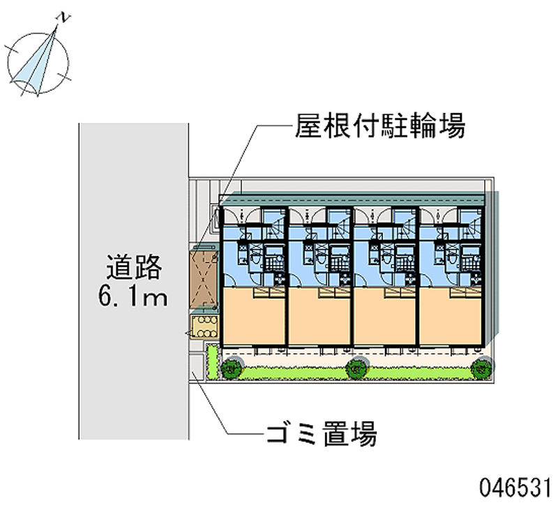 レオネクスト本星崎駅前 区画図