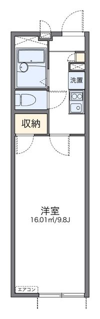 レオパレスメイデン 間取り図