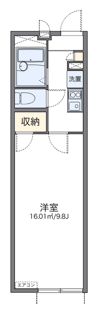 レオパレスメイデン 間取り