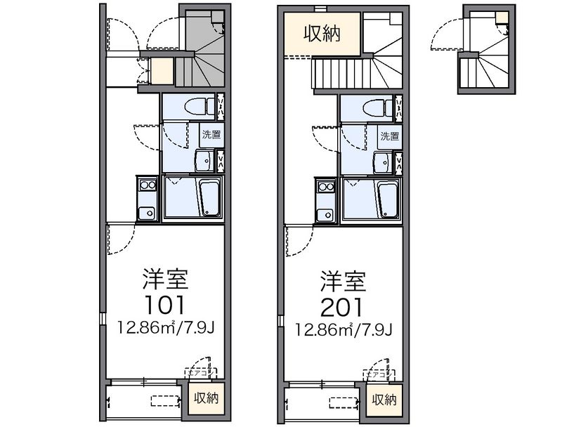 レオネクストさつきヶ丘 間取図