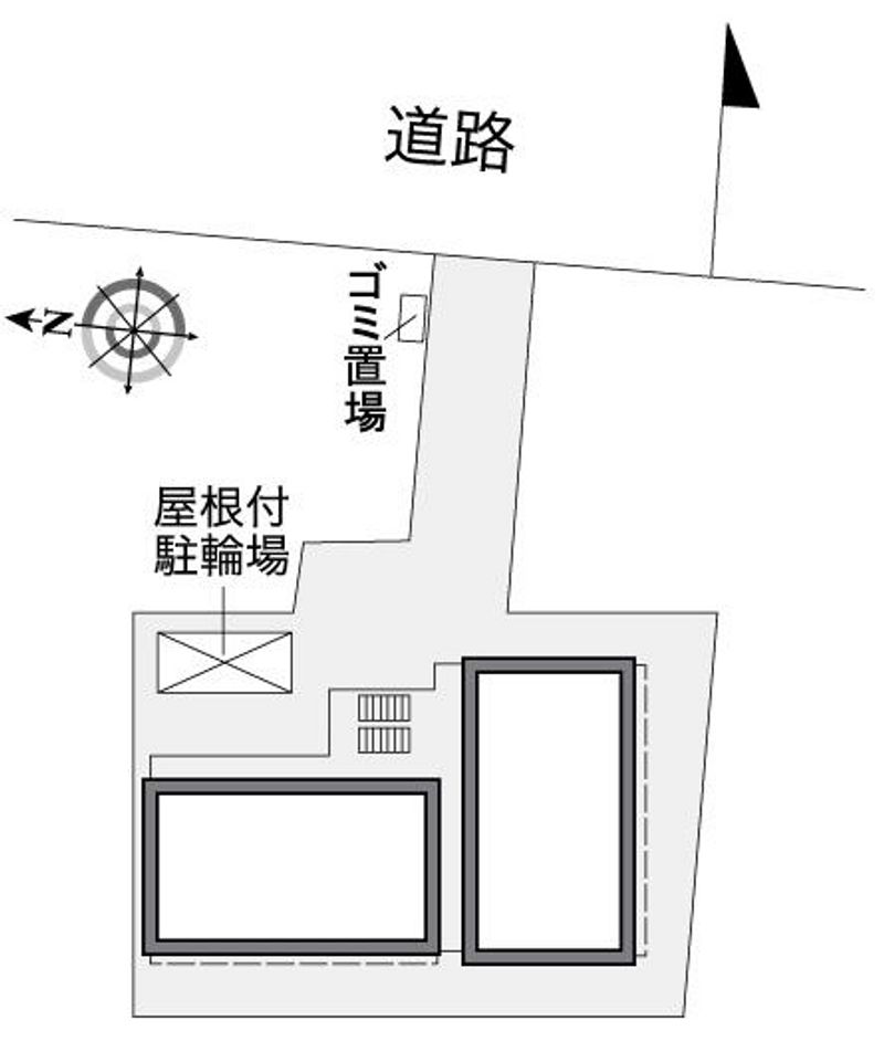 レオパレスリべェール 配置図