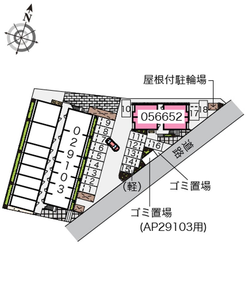 クレイノフェリオ 配置図