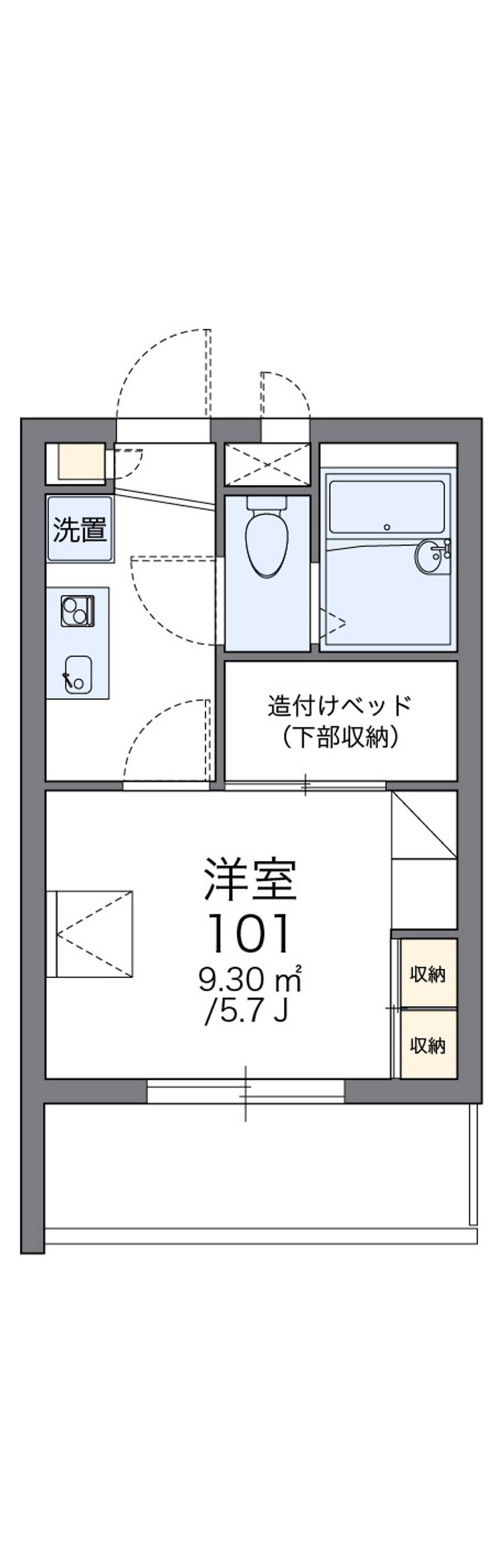 レオパレスＫ 間取図