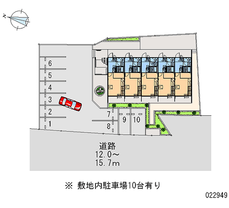 レオパレスポセイドン 月極駐車場