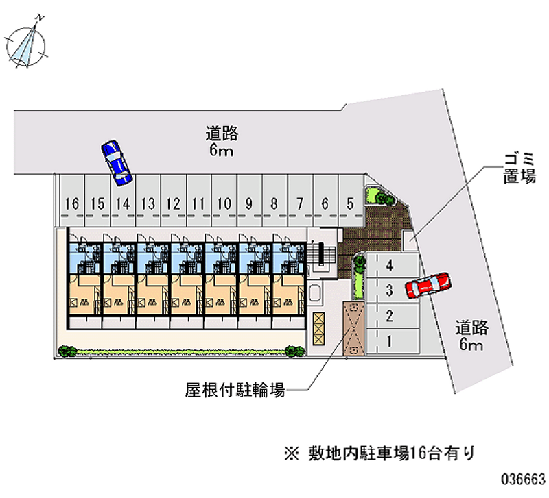 レオパレスＢＬＵＥＰＯＮＴＵＳ 月極駐車場