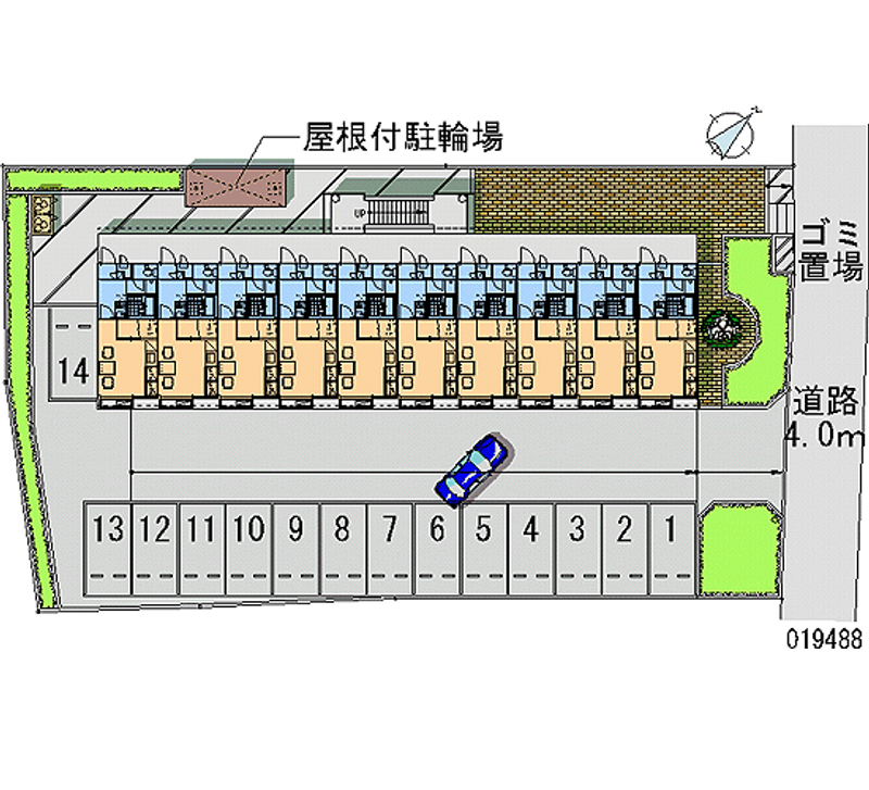 レオパレスＧＪ 月極駐車場