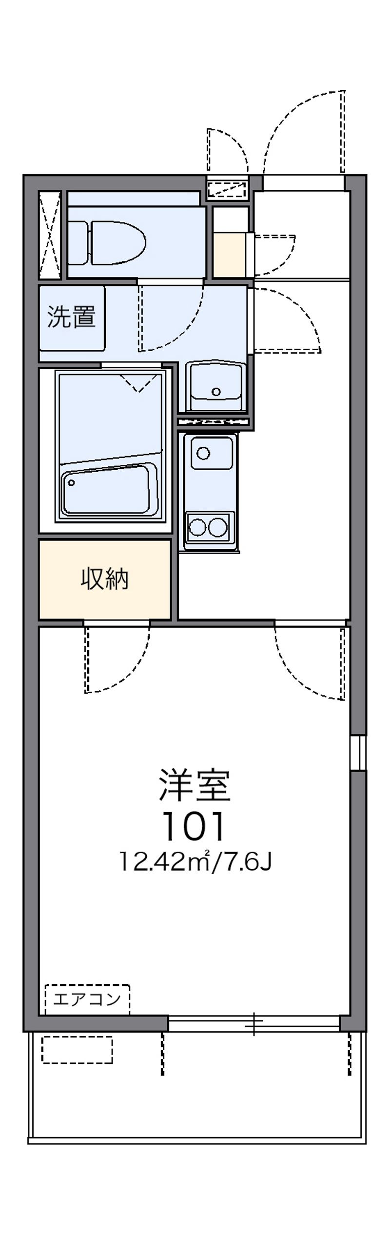 レオネクストヒルサイドテラス参 間取図