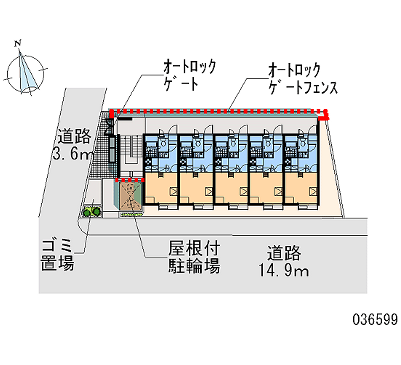 レオパレス光草 区画図